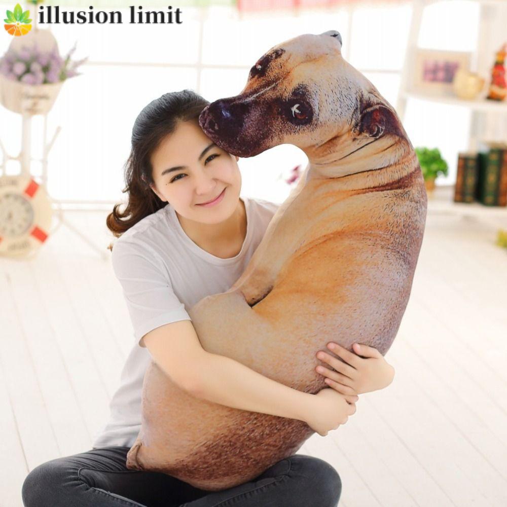 ILLUSION LIMIT Cushion Plush Hound Home