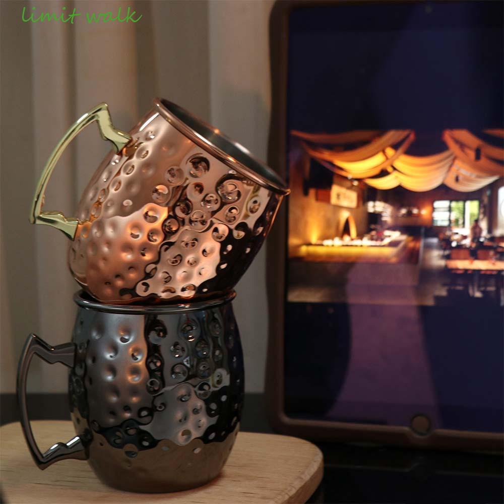 GIỚI HẠN WALK Moscow Mule Mug, Bar Tool Wine Cup Cốc thép không gỉ, đồ uống bền bỉ Nga Bia Cup Bar