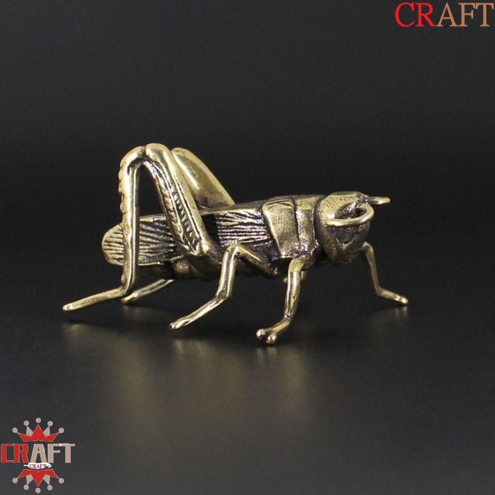 CRAFT Đồng Cricket, Tượng cricket bằng đồng thau nhỏ rắn, Trà côn trùng Thú cưng Cricket Trang trí n