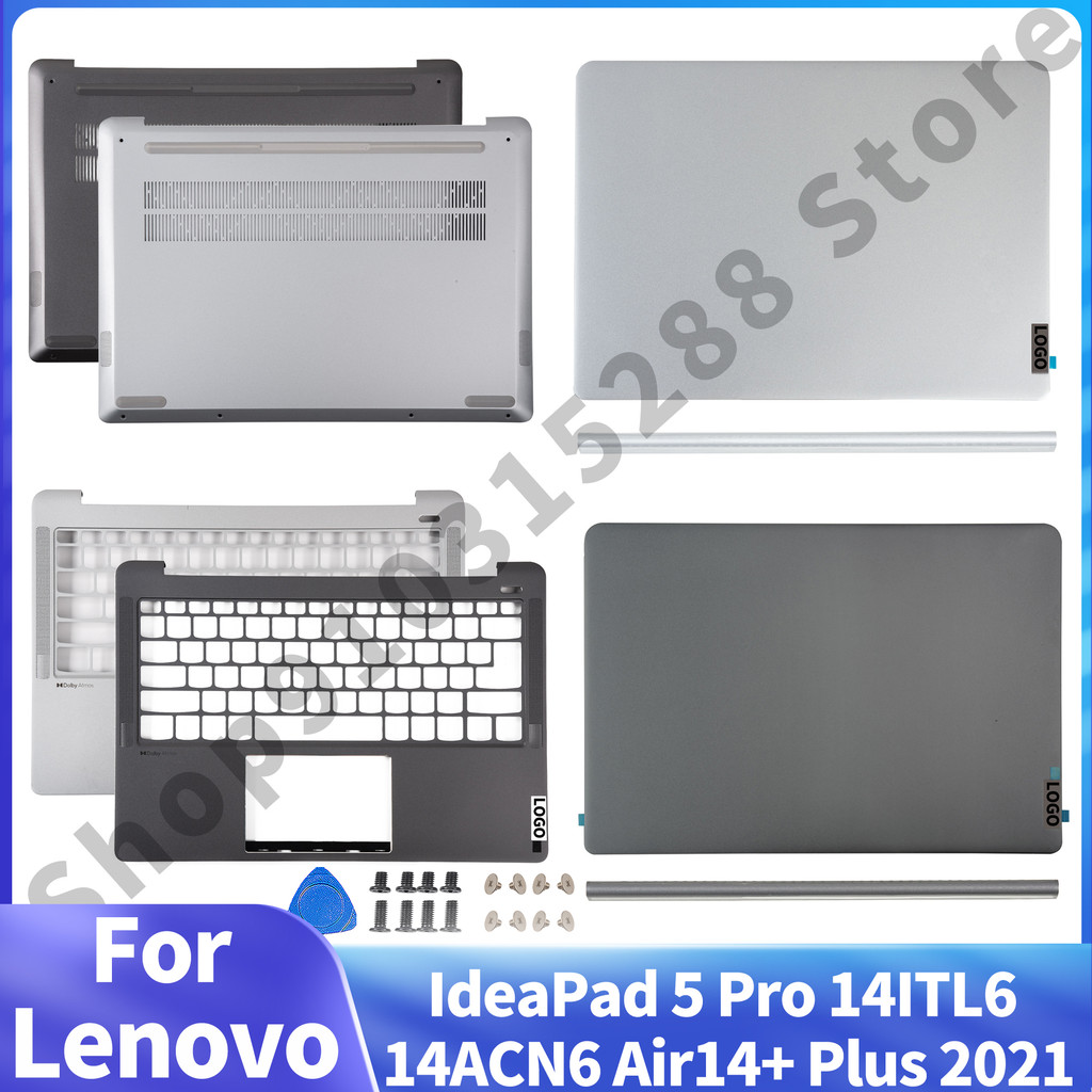 Dành Cho Lenovo IdeaPad 5 Pro 14ITL6 14ACN6 Air14 + Plus 2021 LCD Ốp điện thoại Palmrest Đáy Bản LềC