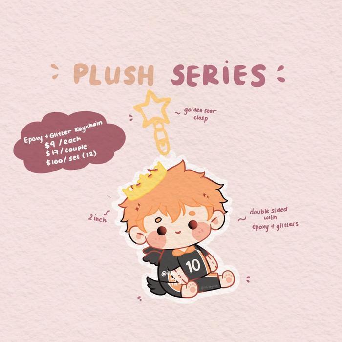 Epoxy Keychain Haikyuu Plush Series - ribka risma
