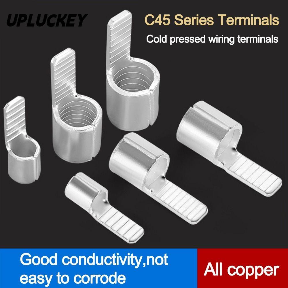 UPLUCKEY C45 Thiết bị đầu cuối, Pin tiếp xúc C45 mạ thiếc bằng đồng, Khớp hàn đồng Lắp thiết bị đầu 