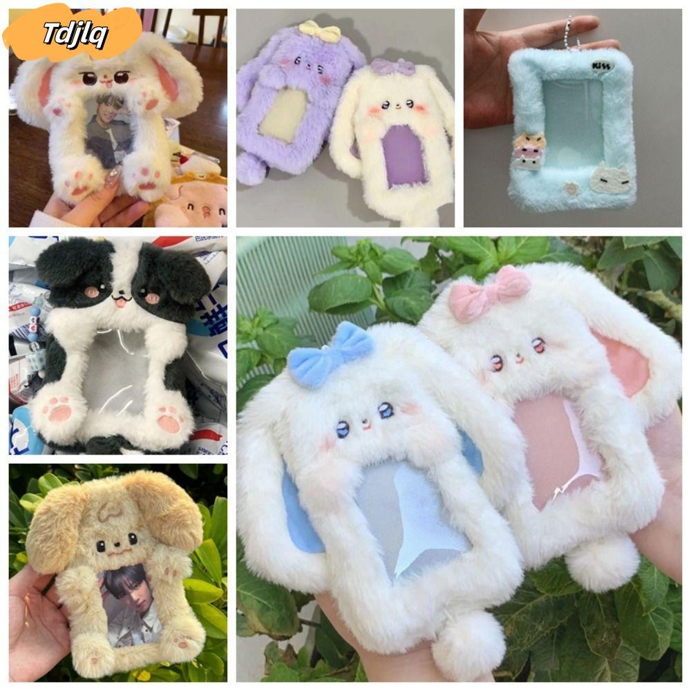 Hộp đựng thẻ ảnh TDJLQ, Thẻ Photocard sang trọng hình thỏ / chó / mèo, Thỏ tai lớn chất lượng cao / 