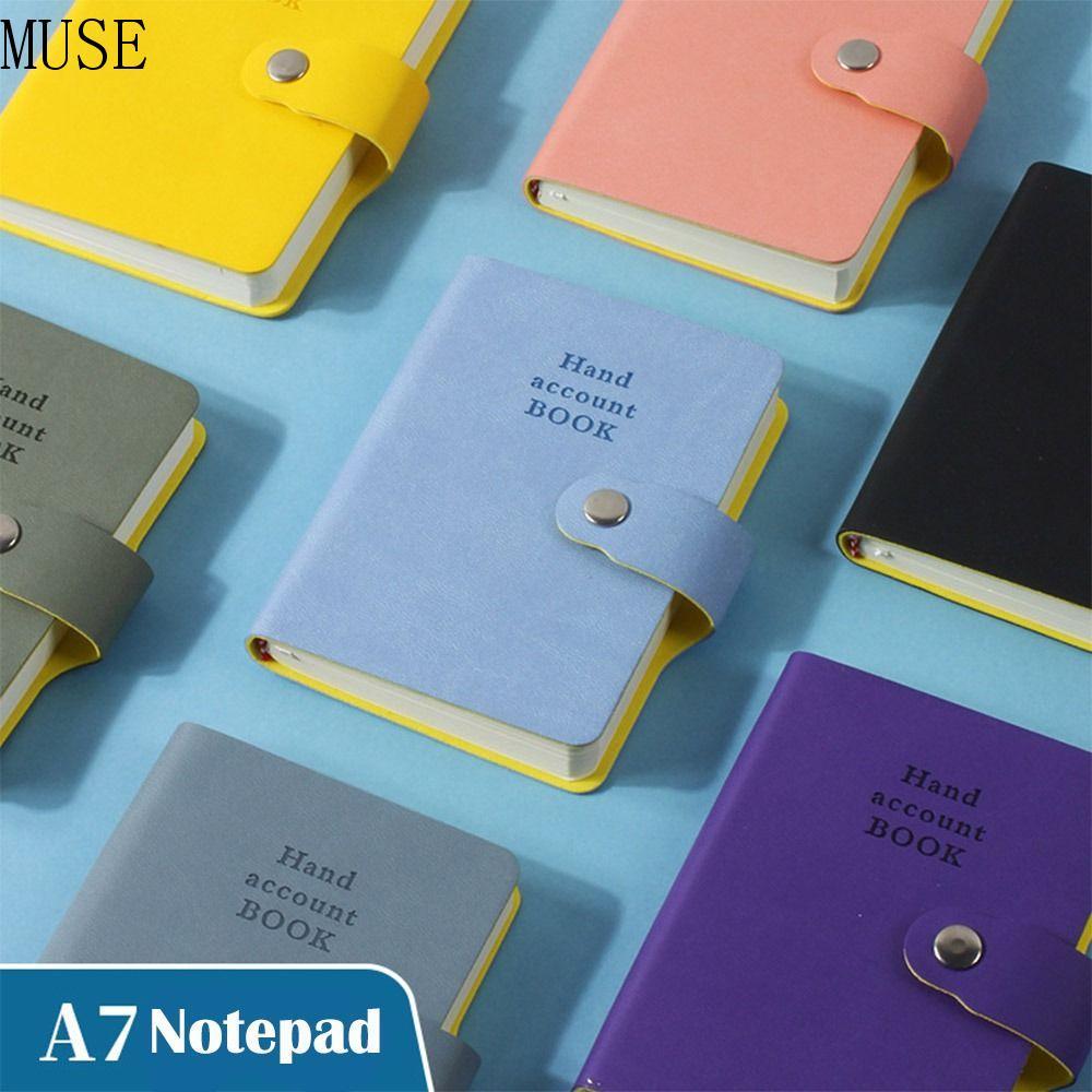 MUSE Mini A6 A7 Notebook Sinh Viên Văn Phòng Phẩm Tối Giản Lấy Ghi Chú Đơn Giản Di Động Dày Kinh Doa