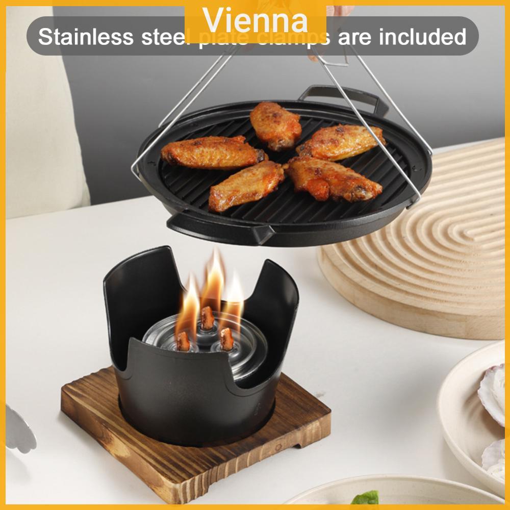 Bếp Nướng Rượu BBQ Mini Nướng Chống Dính Nhật Bản Một Người Lò Nướng Nấu Ăn Ngoài Trời Đĩa BBQ Nhật 
