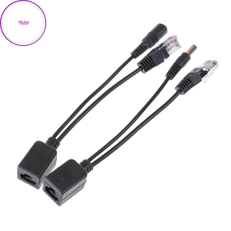 Yiyi 1 Bộ Cáp POE Nguồn Điện Thụ Động Qua Ethernet Adapter Cáp POE Splitter Injector VN