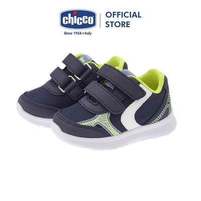 Giày tập đi trẻ em Chicco Gnomo màu xanh viền neon