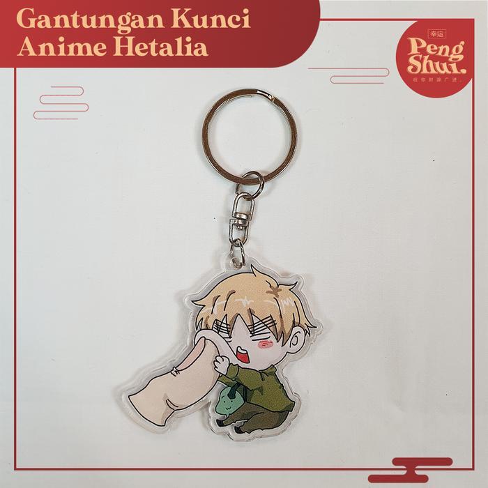 Gantungan Kunci Keychain Anime Jepang Hetalia Merchandise - England (Poke)