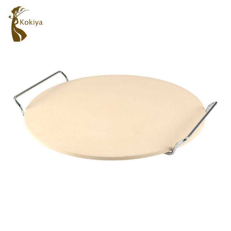Đá Pizza Cho Lò Nướng, Đá Nướng Cho Phụ Kiện Nướng Tiện Lợi Với Giá Đỡ Nướng Bánh Pizza giòn Bánh Mì Nướng