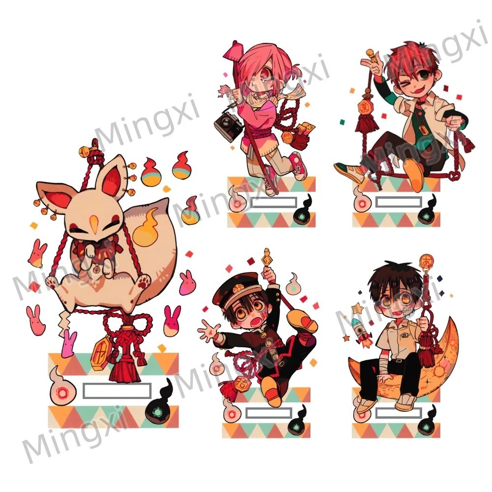 Standee Anime Hanako-kun Móc Khóa Mica Nhân Vật Yashiro Nene Mitsuba Kou Cậu Ma Nhà Xí Hanako Mô Hìn