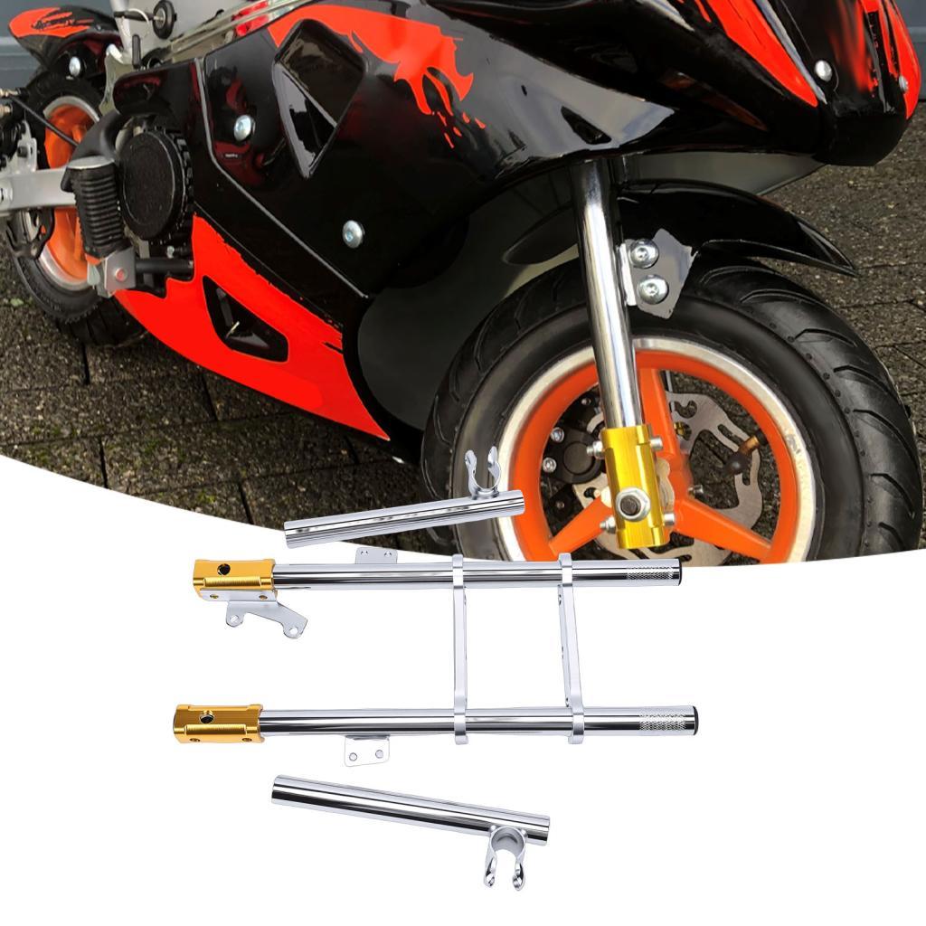 1buycart1 MAVIS LAVEN Dirt Bike Front Fork Giảm xóc Giảm xóc kim loại gia cố cường độ cao cho 47ml 4