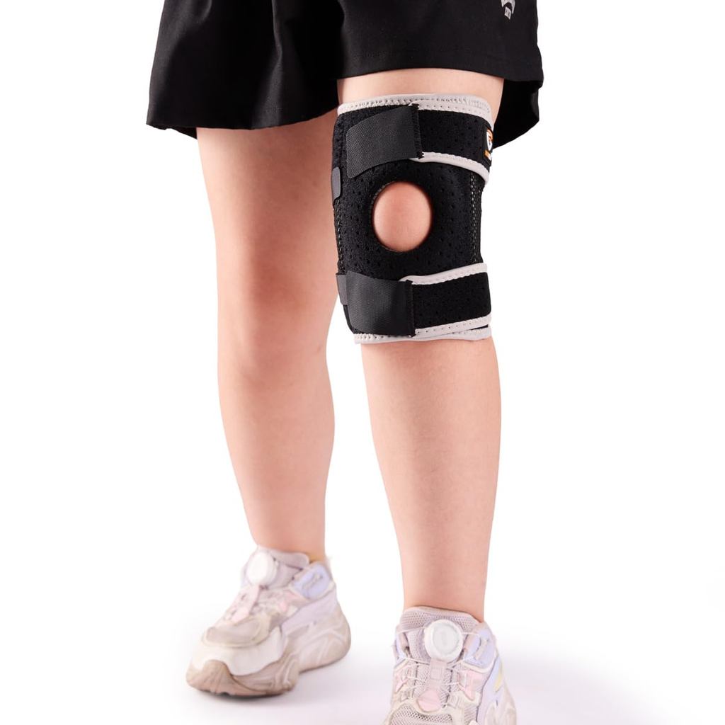 HUEGLO Trẻ Em Nẹp Đầu Gối Osgood Schlatter Thanh Niên Giảm Đau Đầu Gối, Hỗ Trợ Nén Có Thể Điều Chỉnh