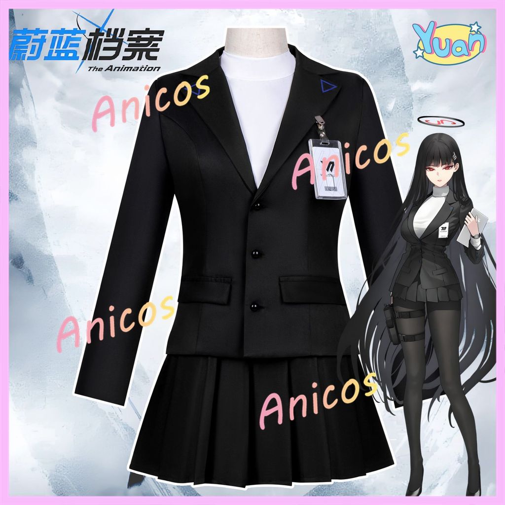 Blue Archive cos phù hợp với Blue Archive giai điệu mặt trăng Liyin cosplay anime trang phục hallowe