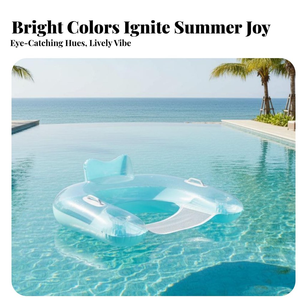 Có Thể Gập Lại Phao Lounger Ing Water Lounger Dễ Dàng Bơm Hơi Bể Bơi Lounger Di Động Cho Du Lịch, Ng