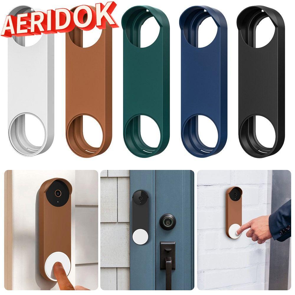Vỏ chuông cửa AERIDOK cho phụ kiện Google Nest Vỏ bảo vệ gia đình cho Google Nest