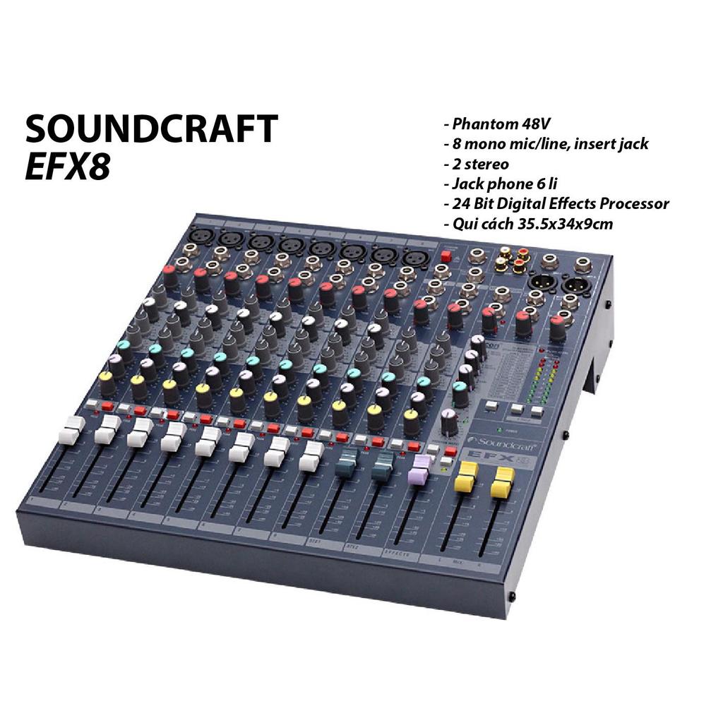 Mixer Soundcraft EFX8.Bảo Ngân audio