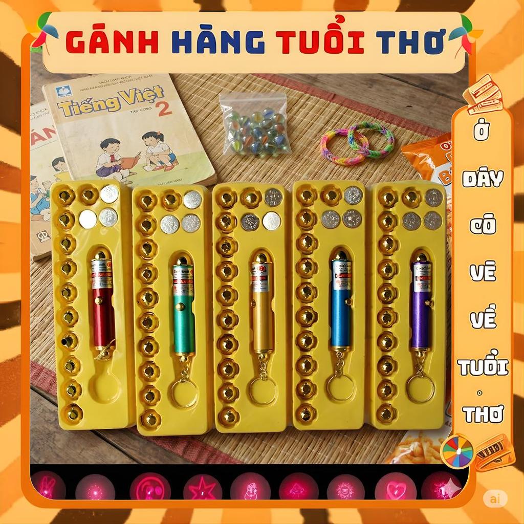 Combo 5 Đèn Laze Tuổi thơ, Đèn Laze Cổng trường, 3 Chức Năng, Laze có hình chiếu đa dạng