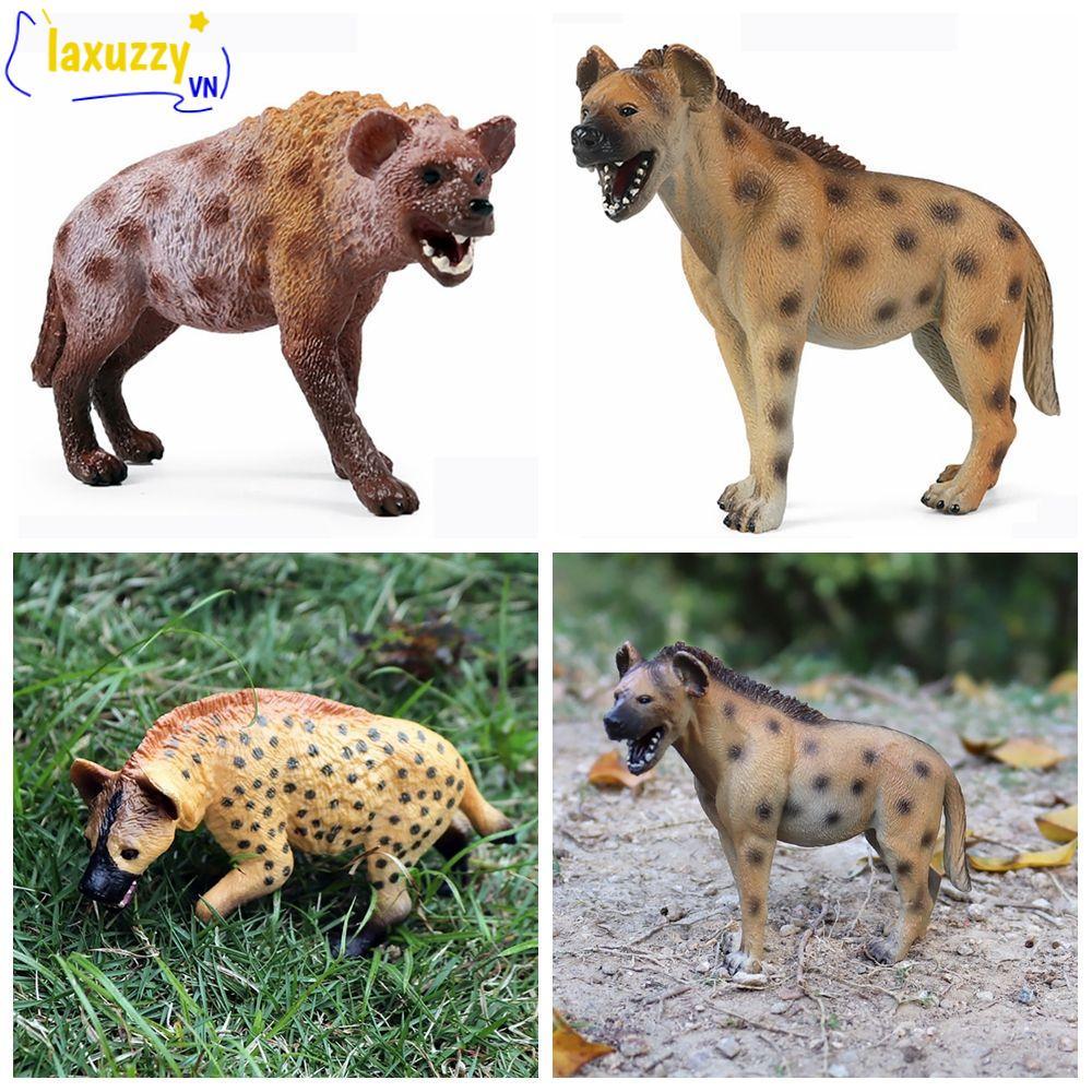 LAXUZZY Spotd Hyena Mẫu Quà Tặng Trẻ Em Nhận Thức Cảnh Sở Thú Mô Phỏng Động Vật Hoang Dã