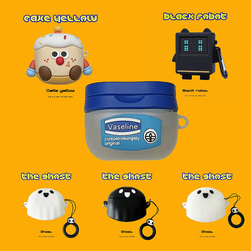 Dành Cho Tai Nghe AVIOT TE-V1R-HEN Vỏ Tai Nghe Bluetooth Không Dây Robot Hoạt Hình Dễ Thương Silicon