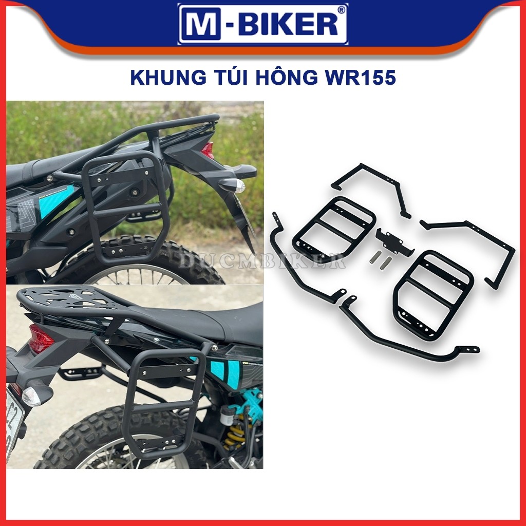 M-Biker | Khung túi hông WR155, Baga hông WR155, Khung treo túi hông dành cho Yamaha WR155