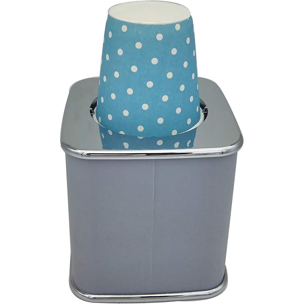Hộp đựng, Hộp đựng giấy dùng một lần cho cốc tắm 3 Ounce hoặc 5 Ounce, với 20 chiếc Cốc 3 oz Sliver
