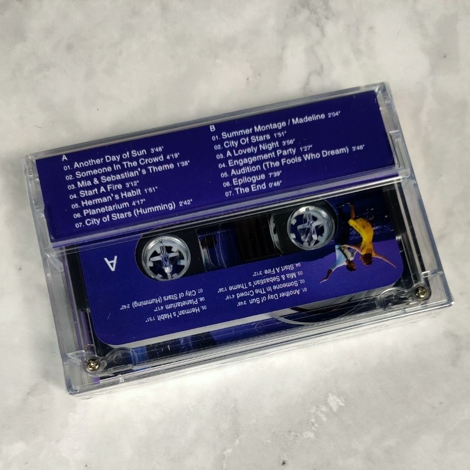 Tape City of Philharmonic Original Soundtrack lalaland English Old-fashion Audio Cassette Tape City 