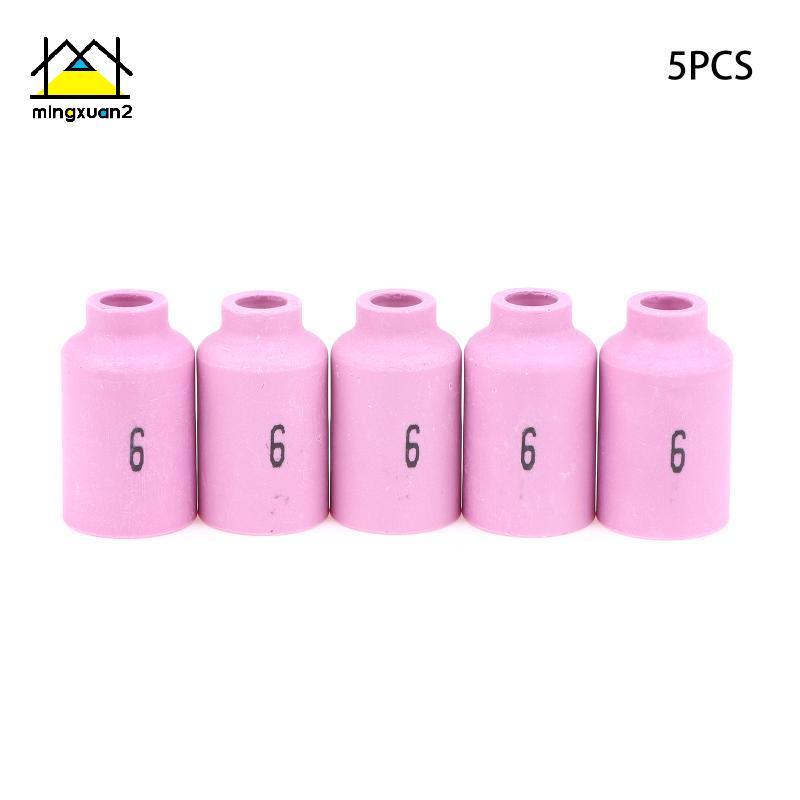 Mingxuan2 42mm 54N14 54N15 54N16 54N17 54N18 Vòi phun gốm Alumina cho TIG WP17 18 26 Phụ kiện đèn pi