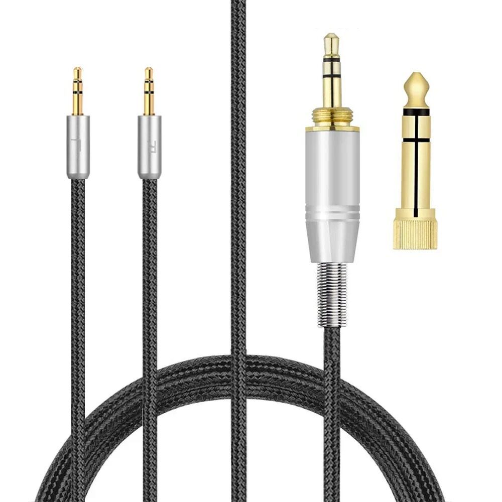 Thích hợp cho Tai nghe Hifiman Hifiman Edition XS Dual 3.5mm đến 3.5mm 6.35mm Cáp nối dài bện thay t