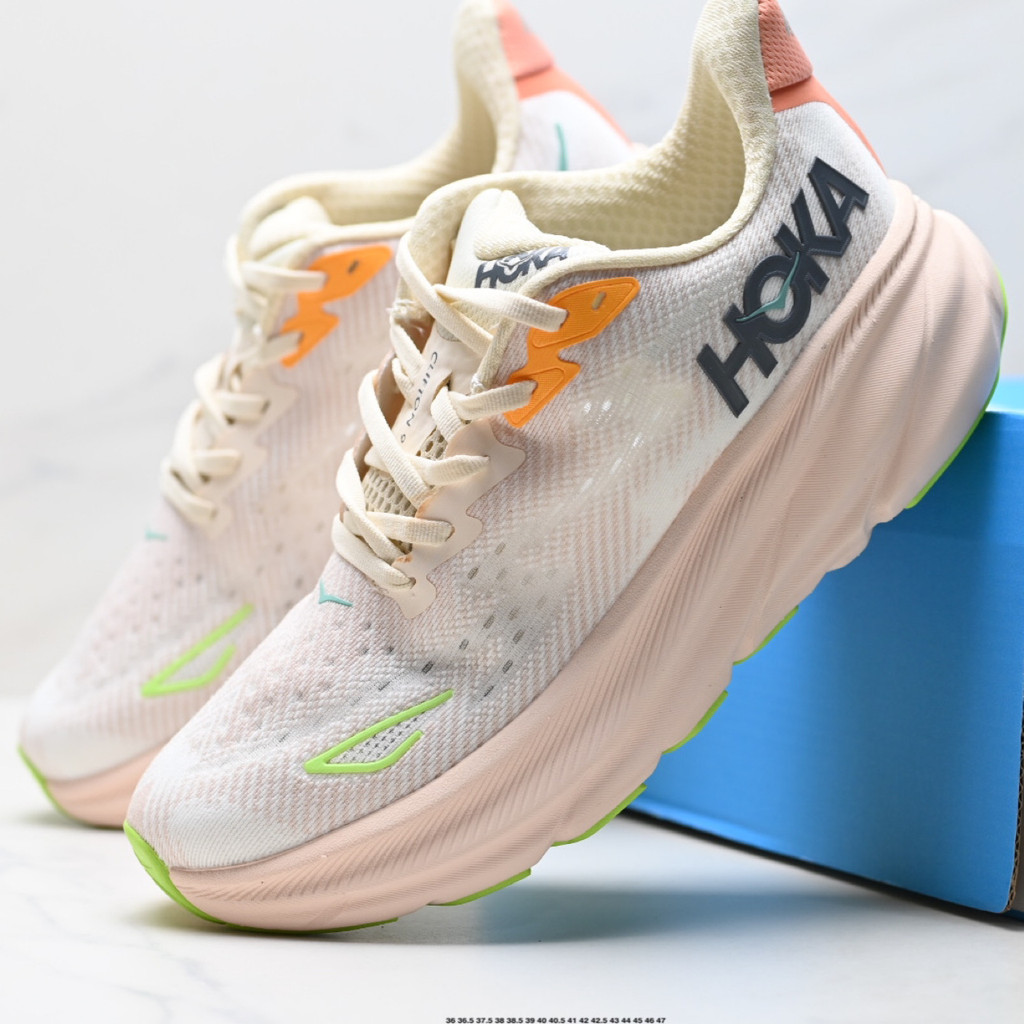 Hoka Clifton 9 Giày Chạy Bộ Nam Nữ Nhẹ Đệm Marathon Thoáng Khí Đường Cao Tốc Huấn Luyện Giày VJHS MQ