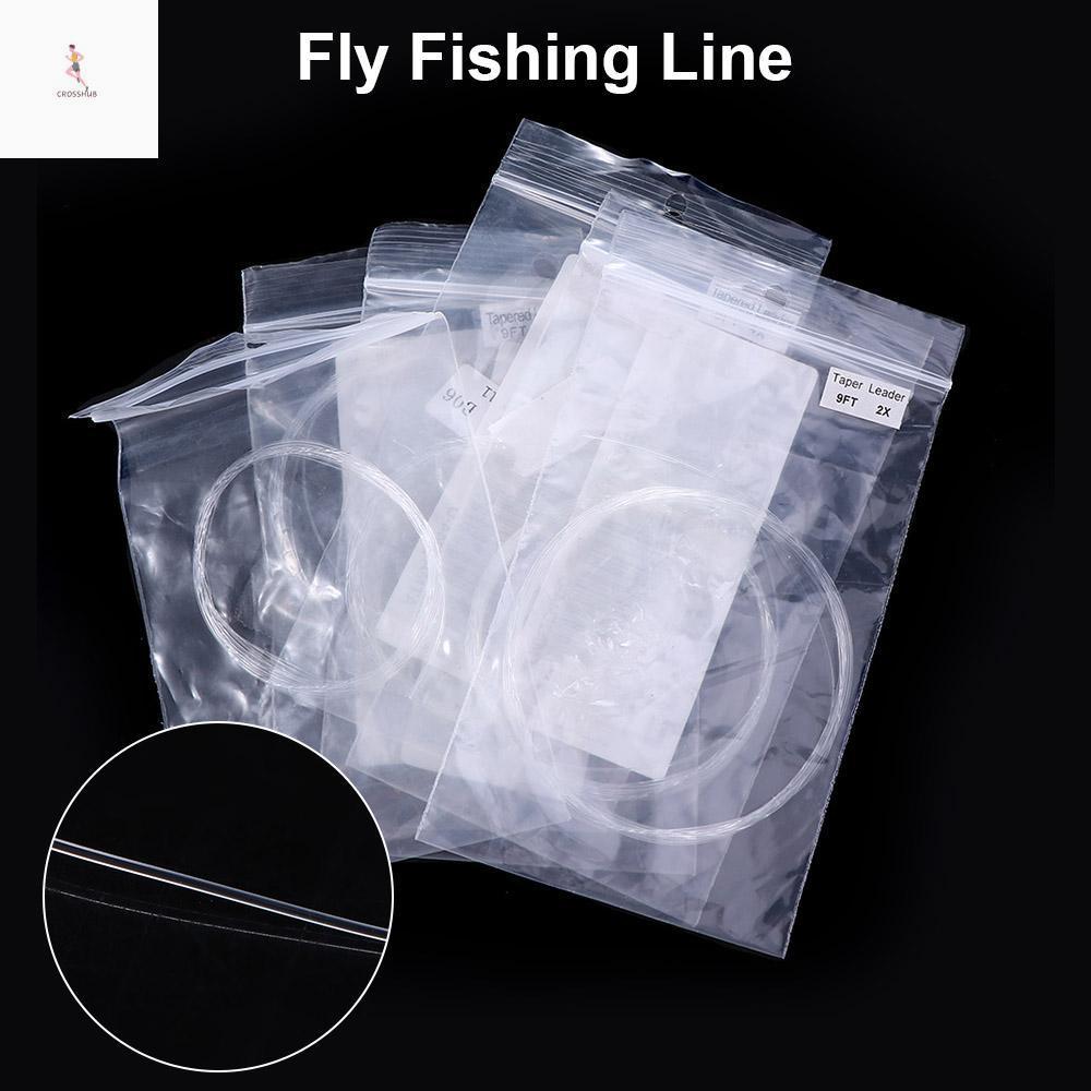 CROSS Dây Câu Cá Cá Chép Trong Suốt 1X-6X 9ft Đầu Côn 9Feet Bay Dây Câu