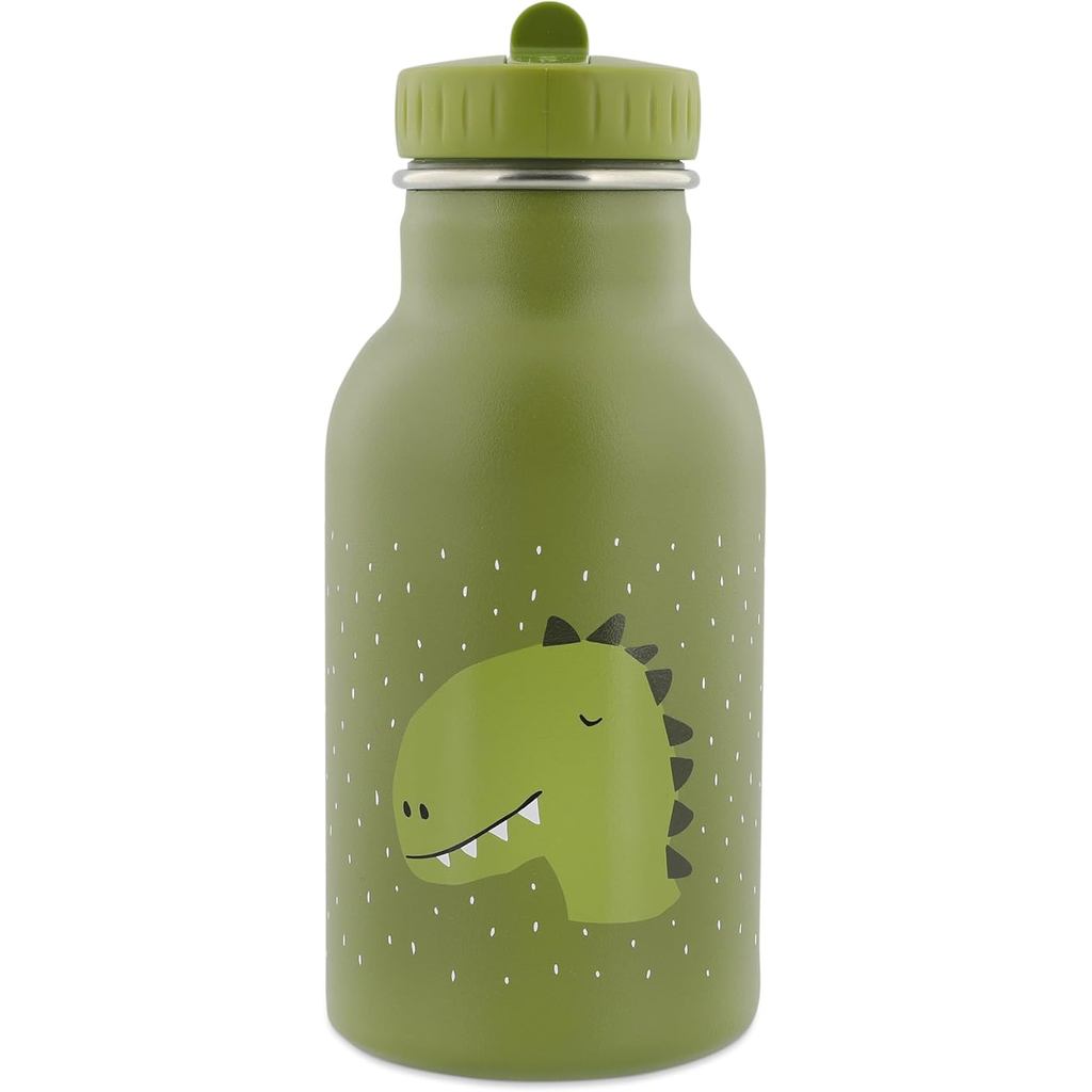 Trixie - Bình nước cách nhiệt trẻ em bằng thép không gỉ 350ml (Mr. Dino (Khủng long))