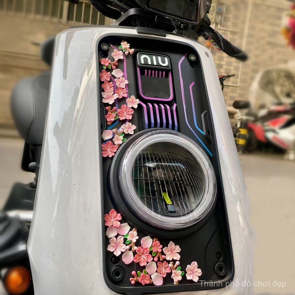 Thích hợp cho 25 bắp chân NXT NX NT Nplay NLT Nội thất phía trước ô tô Hoa đào ba chiều được sửa đổi