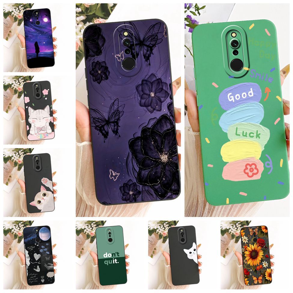 Vỏ 6.22 '' Cho Redmi 8 Vỏ Silicon Thời Trang Sang Trọng Mát Kawaii Vỏ Sơn Dễ Thương MZB8255IN M1908C