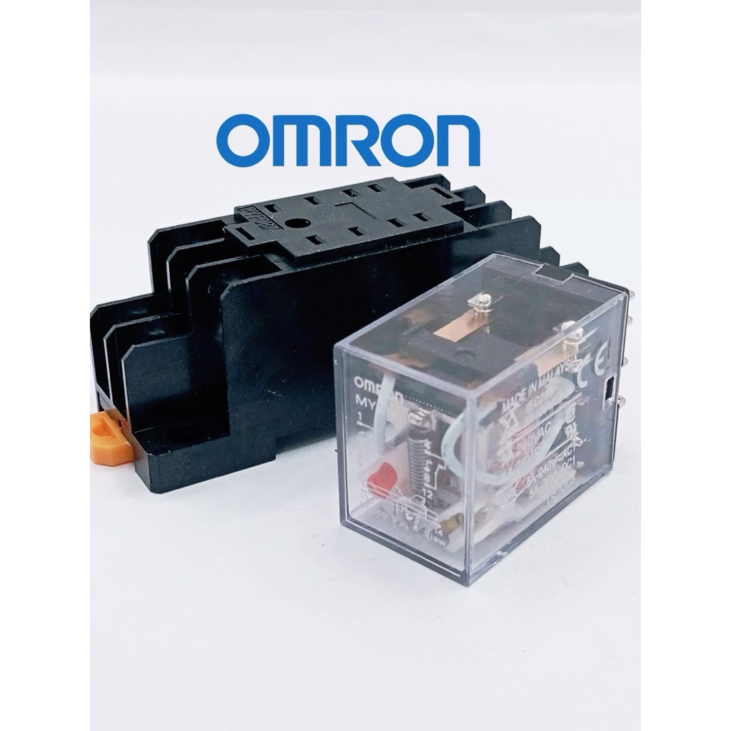 MY2 MY2N Có Đèn RELAY 12VDC 12VAC 24VDC 48vdc 24VAC 110v 220VAC Ổ Cắm Cho