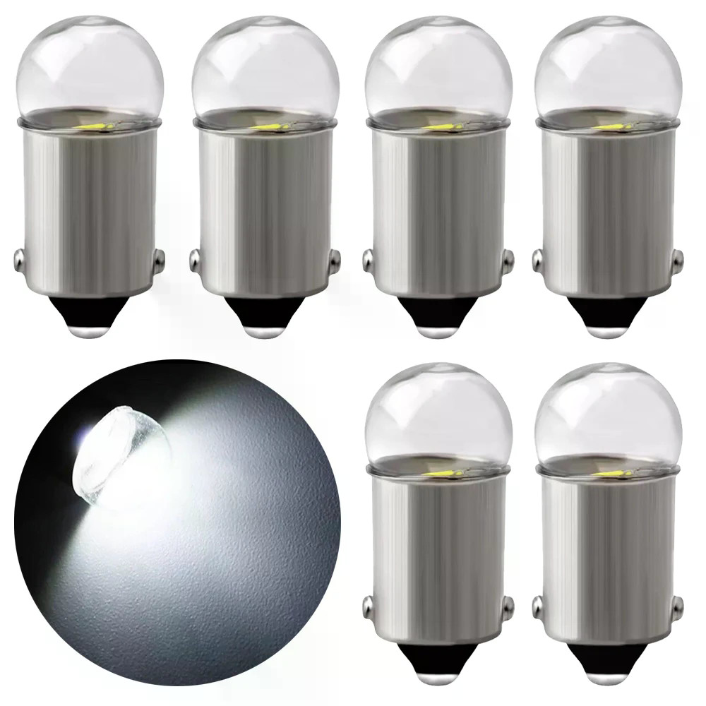 2 / 4 / 10 Cái Bóng Đèn Kích Thước Nhỏ Ngắn Hơn BA9S T4W LED Đèn Ô Tô Nội Thất Biển Số Đèn 3030 LED 