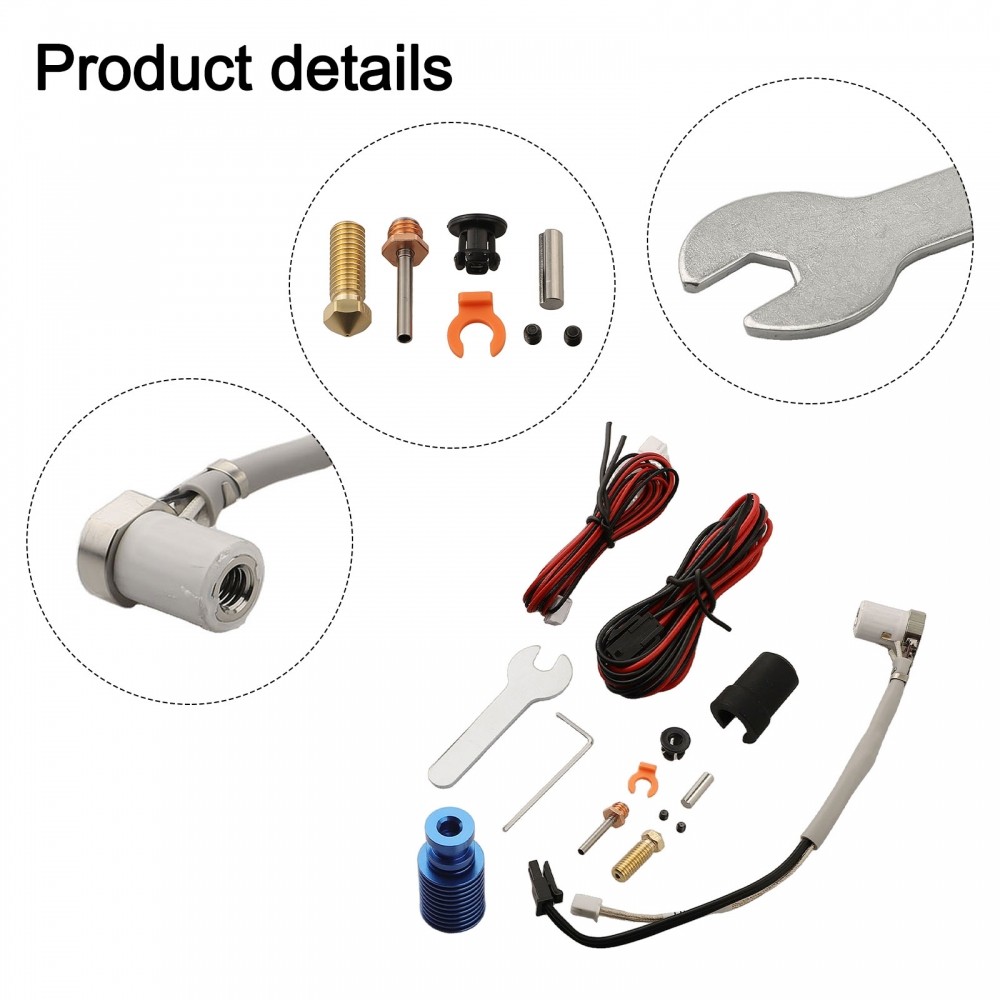 【Clearance】Optimal Wire Lengths Volcanic Kit for 3D Printers Blue Nozzle Efficient Printing【LAGO-VN】