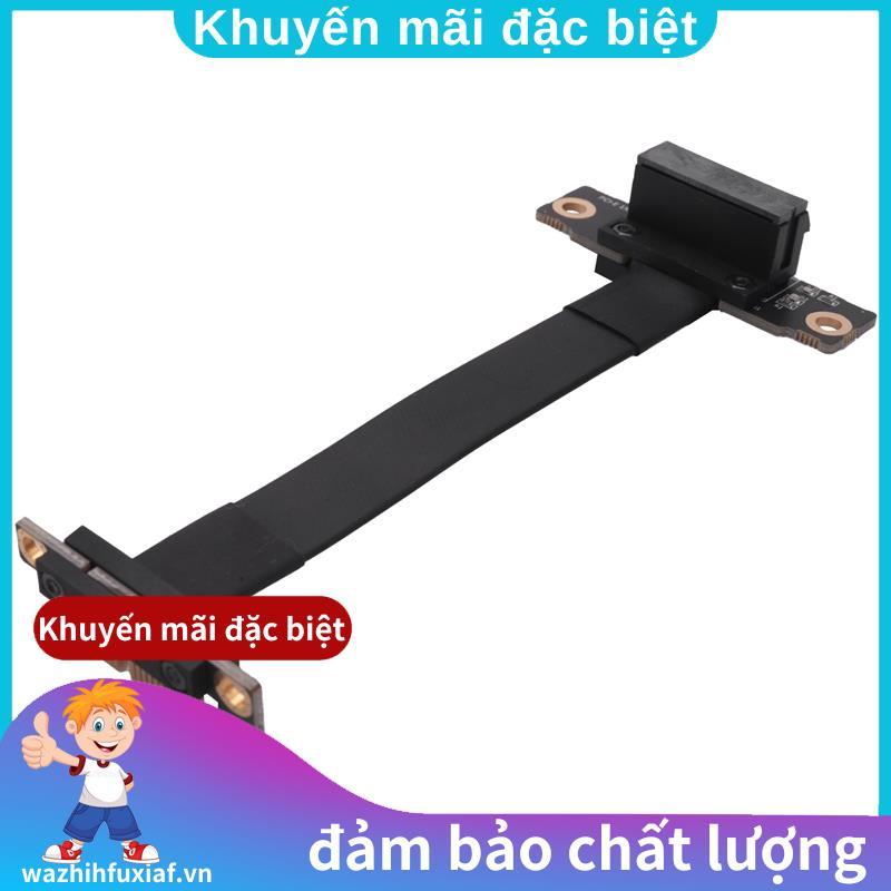 Cáp nâng PCIE X1 Dual 90 độ Góc phải PCIe 3.0 X1 sang X1 Cáp nối dài 8Gbps PCI Express 1X Riser Card