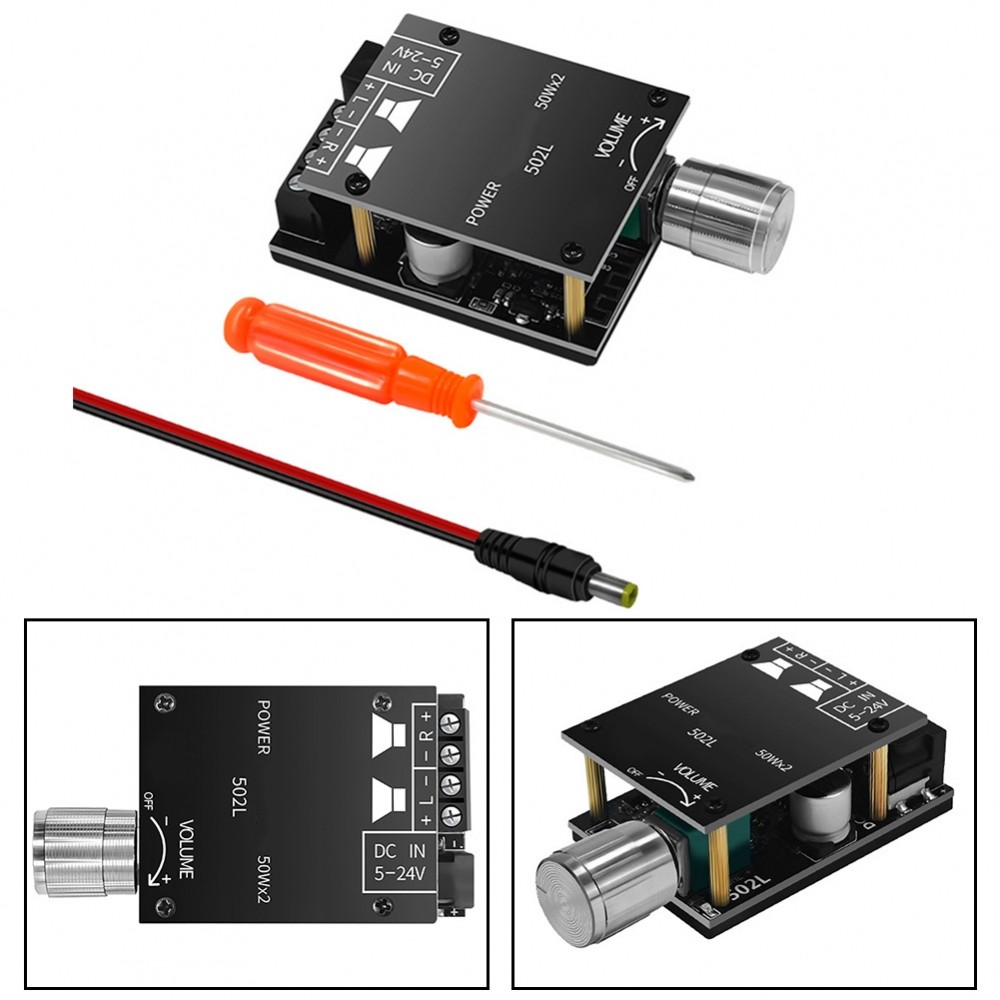 【TOYBOX】ZK-502L Audio Amp DIY-friendly Assembly Screwdriver Included Operates -40~85℃