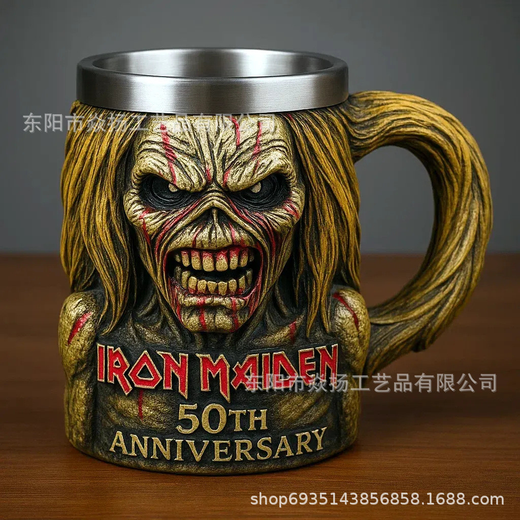 xinpin New Iron Maiden 50th Anniversary Iron Maiden50Anniversary3D Mug12