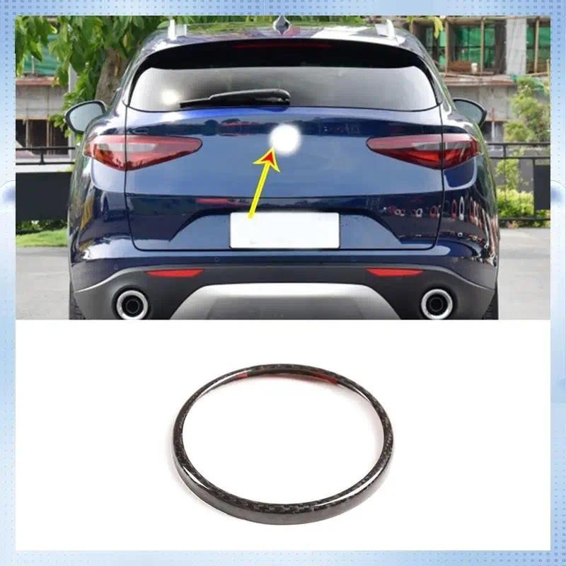 AM-Rear Logo Vòng Thân Cửa Logo Khung Logo Viền Cho Alfa Romeo Giulia Stelvio Logo Khung Cho Alfa Ro