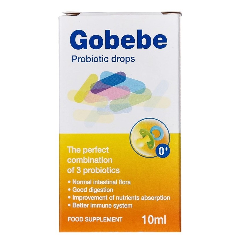 Men Vi Sinh Gobebe Probiotic Hỗ Trợ Cân Bằng Và Nâng Cao Sức Khỏe Đường Ruột Cho Trẻ 10ml