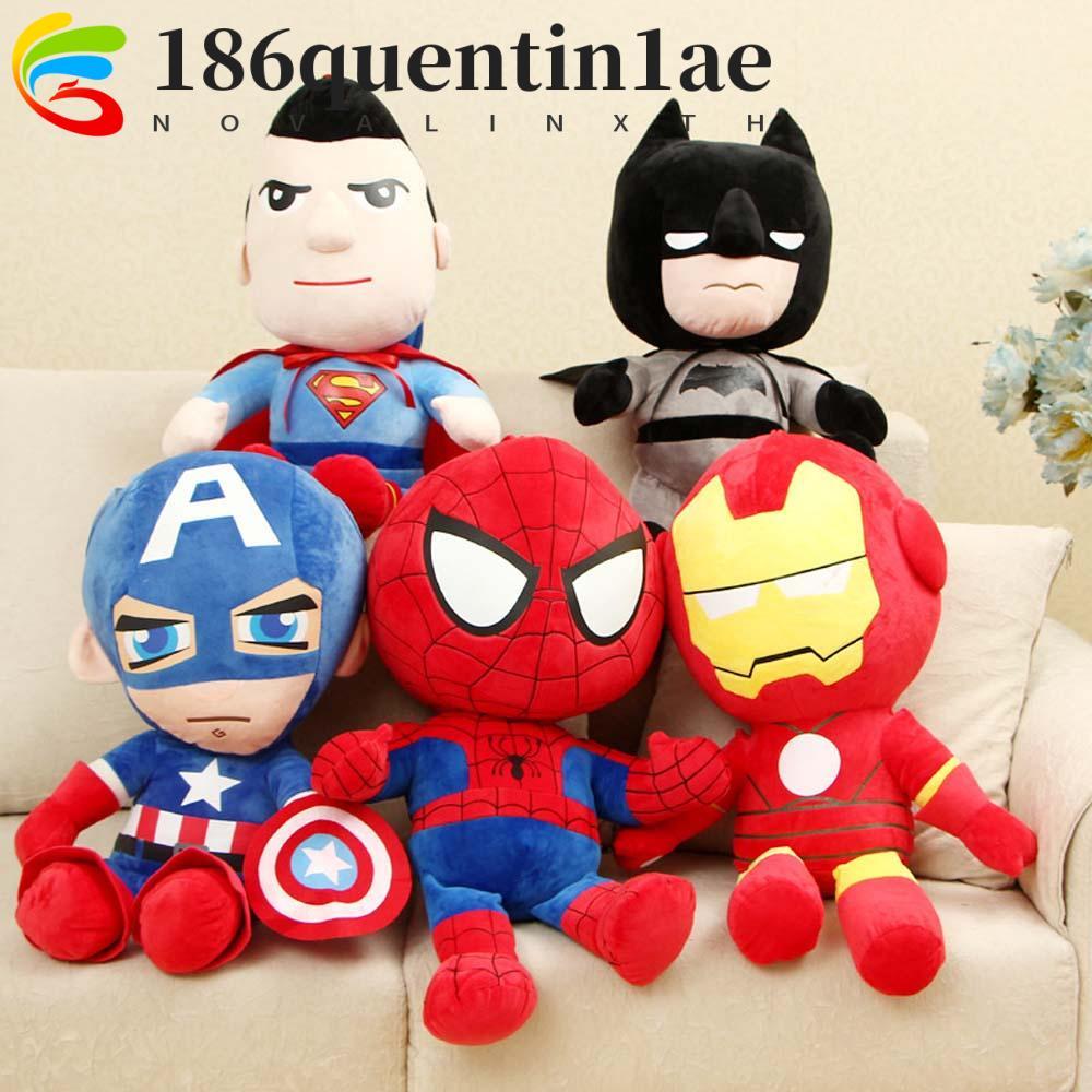QUENTIN1AE Marvel Avengers Người Nhện Anime Phim Người Sắt Đồ Chơi Mềm Cho Trẻ Em Đồ Chơi Sang Trọng