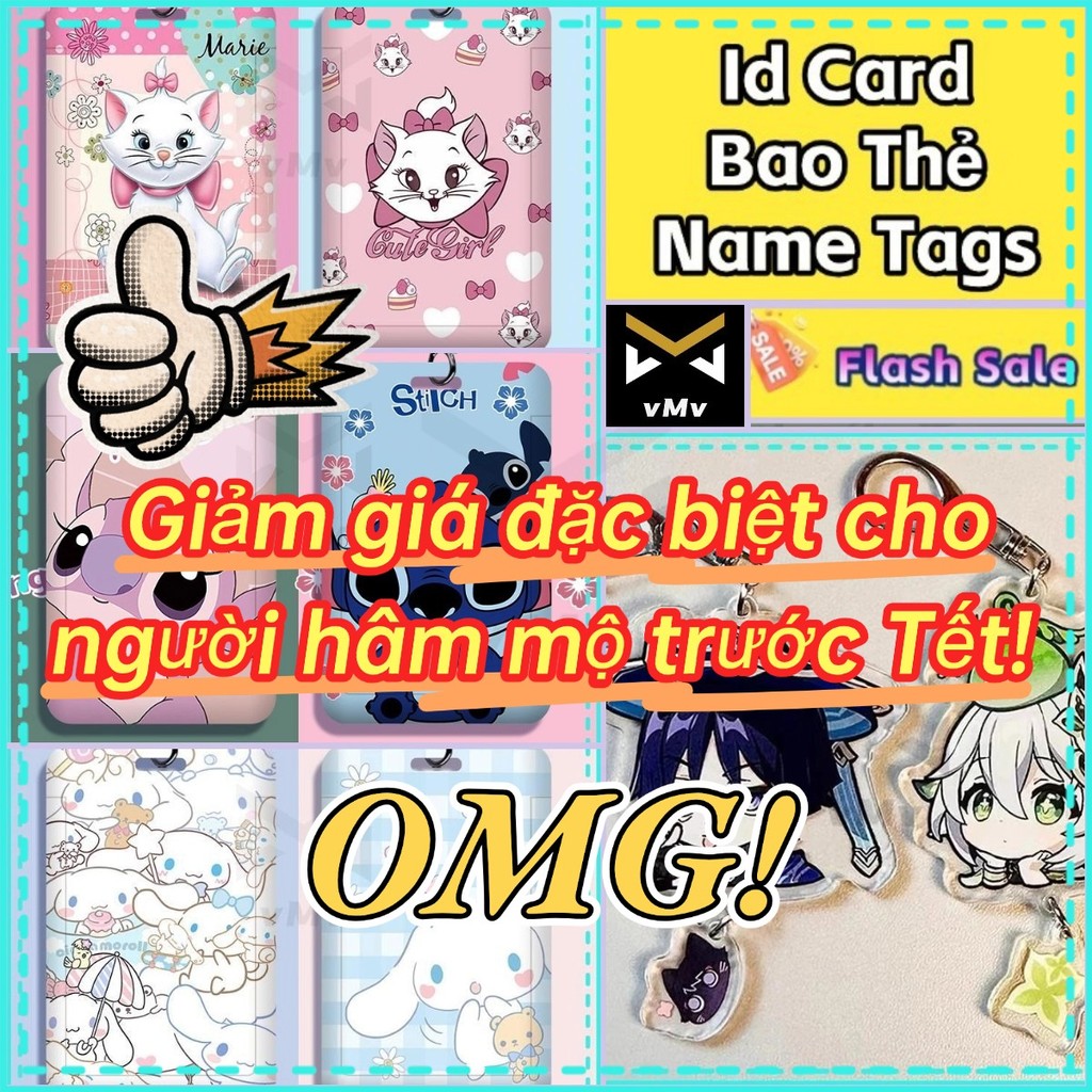 Thẻ Id Dây Phù Hiệu Bao Thẻ Học Sinh Ngang Thẻ Sinh Viên Đựng Thẻ Học Sinh Đồ Đựng Card Lanyard Thẻ Sinh Viên Ngang