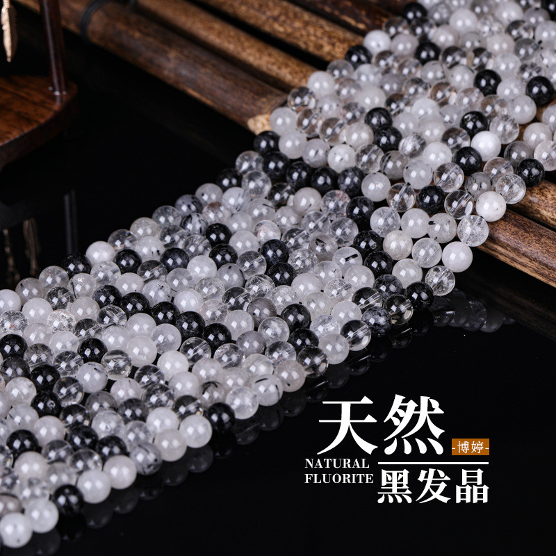 Pha Lê Đen Rời Hạt DIY Phụ Kiện Trang Sức Rời Hạt Handmade Vòng Tay Chất Liệu Bán Thành Phẩm Phụ Kiệ