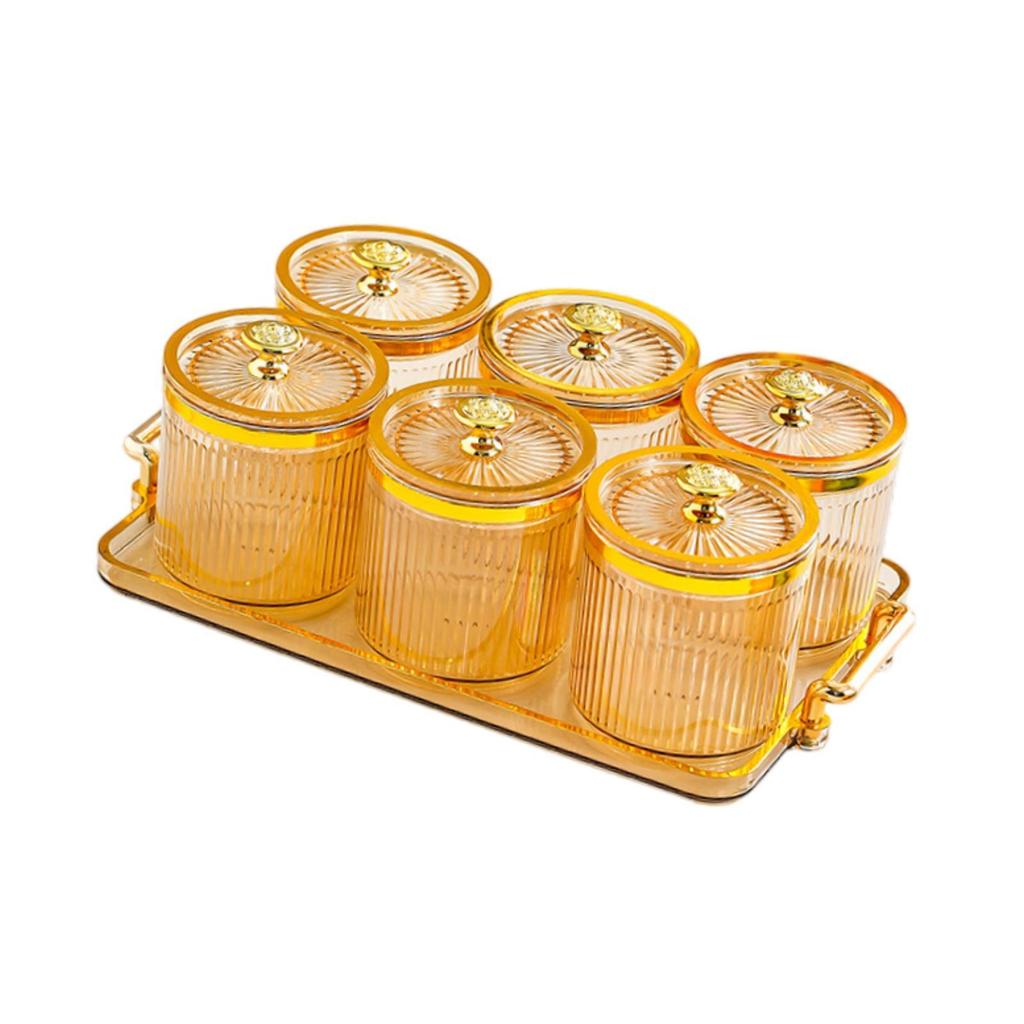 Khay đựng trái cây khô LOVIVER có nắp Khay khai vị Hộp đựng đồ ăn nhẹ Hộp đựng thực phẩm