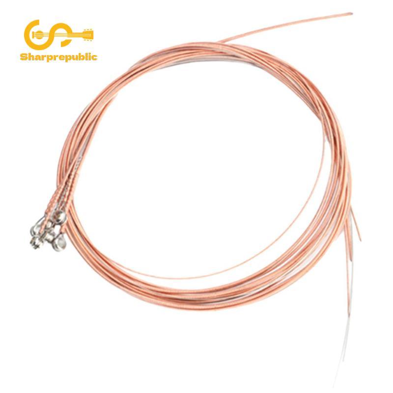 Sharprepublic Gói 6 dây thép đàn guitar acoustic thay thế phụ kiện cũ bị hỏng cho đàn guitar acousti