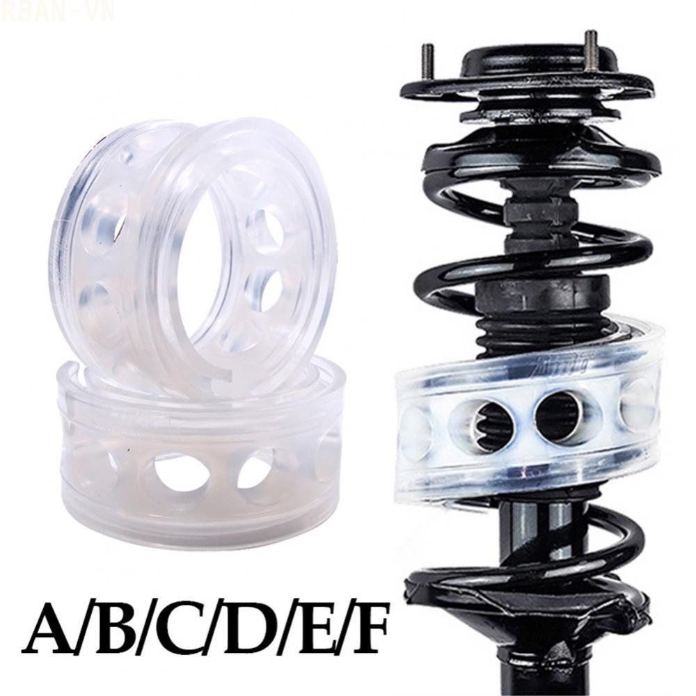 White Car Shock Absorber Spring Buffer Power Cushion Reduces Noise and Vibration