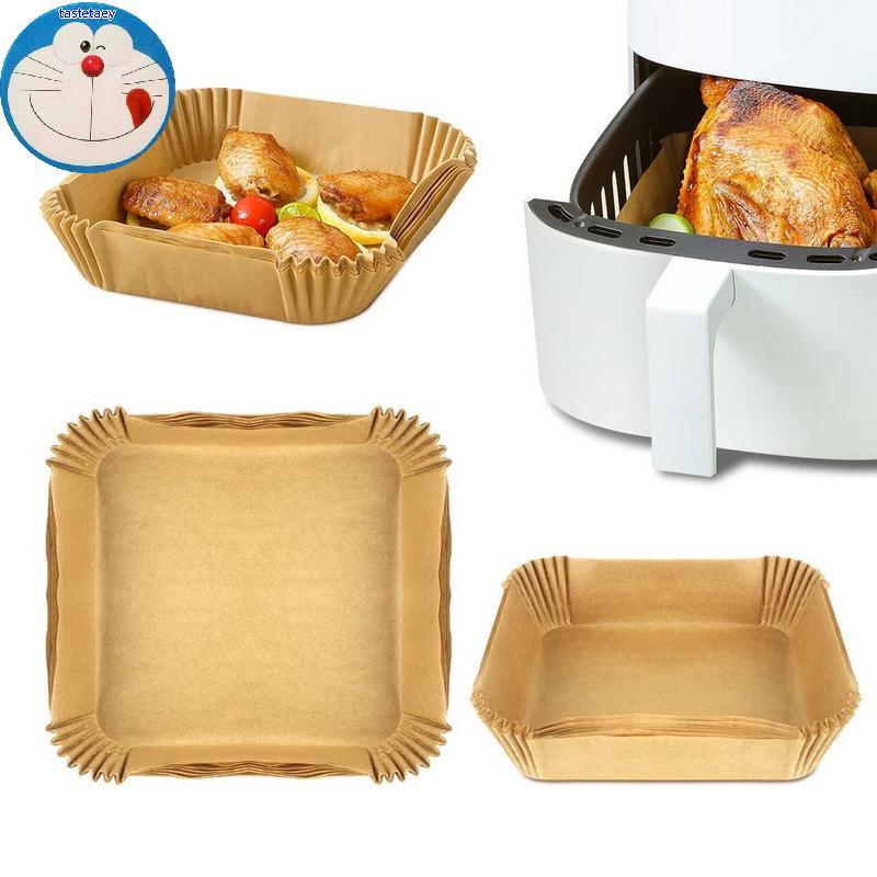 Tast Kitchen Air Fryer Paper Bake Oil-Absorber Air Fryer Accesories Disposabl EN