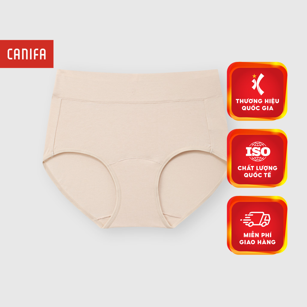 Quần lót nữ cạp cao chất liệu mềm mại CANIFA 6UP25A001