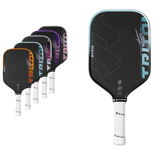 Pickleball , Vợt Picklebal Sypik Triton 5 bản cao cấp 16mm  tặng kèm 1 quấn cán